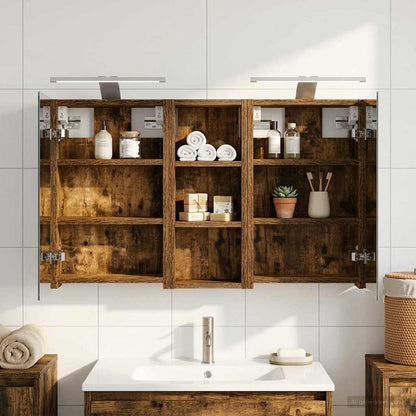 Set di Armadi da Bagno con lo scaffale 3 pcs 80 x 10,5 x 50 cm