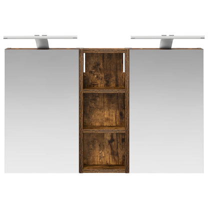 Set di Armadi da Bagno con lo scaffale 3 pcs 80 x 10,5 x 50 cm
