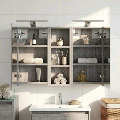 Set di Armadi da Bagno con lo scaffale 3 pcs 80 x 10,5 x 50 cm | homemem39