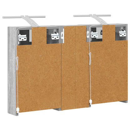 Set di Armadi da Bagno con lo scaffale 3 pcs 80 x 10,5 x 50 cm
