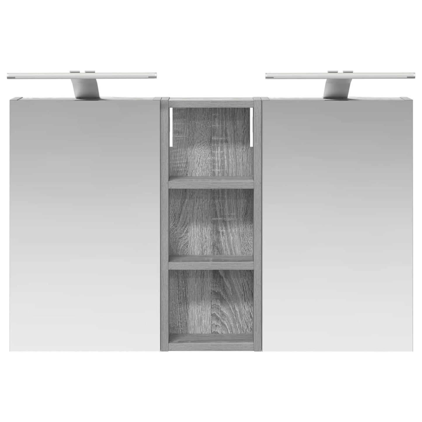 Set di Armadi da Bagno con lo scaffale 3 pcs 80 x 10,5 x 50 cm | homemem39