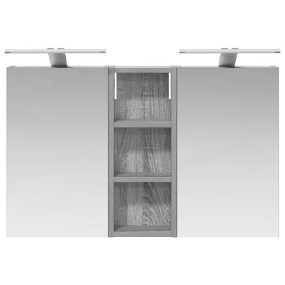 Set di Armadi da Bagno con lo scaffale 3 pcs 80 x 10,5 x 50 cm