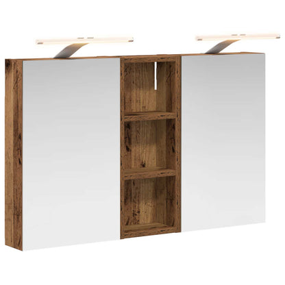 Set di Armadi da Bagno con lo scaffale 3 pcs 80 x 10,5 x 50 cm | homemem39