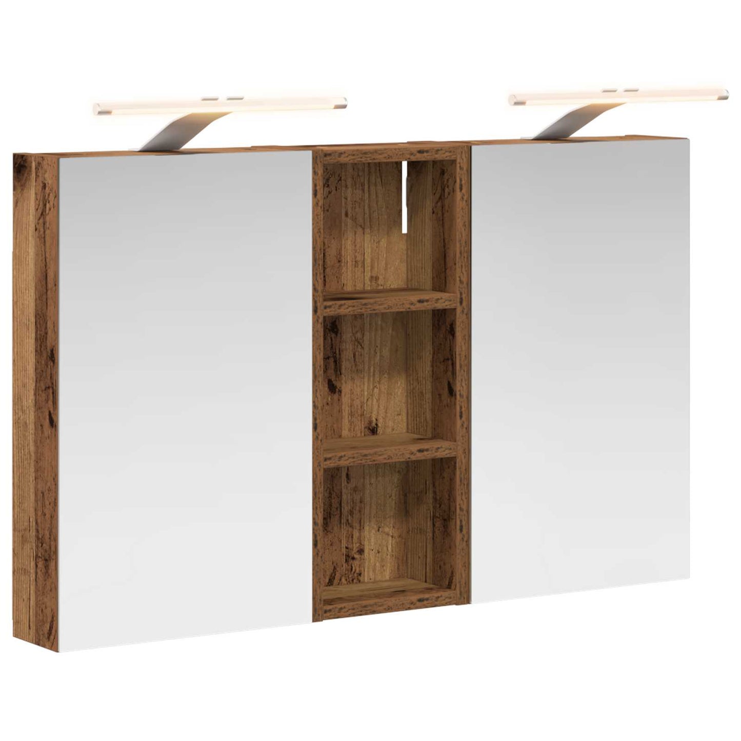 Set di Armadi da Bagno con lo scaffale 3 pcs 80 x 10,5 x 50 cm