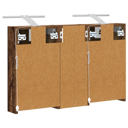 Set di Armadi da Bagno con lo scaffale 3 pcs 80 x 10,5 x 50 cm | homemem39