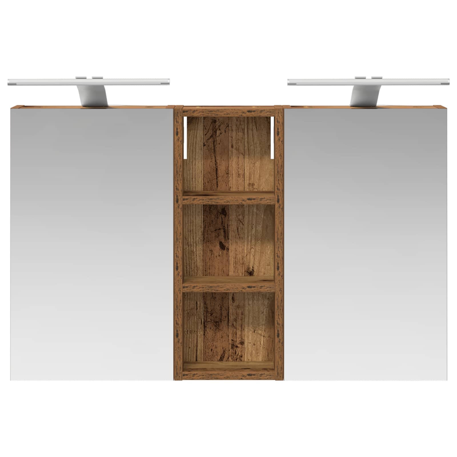 Set di Armadi da Bagno con lo scaffale 3 pcs 80 x 10,5 x 50 cm | homemem39