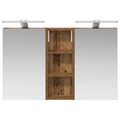 Set di Armadi da Bagno con lo scaffale 3 pcs 80 x 10,5 x 50 cm