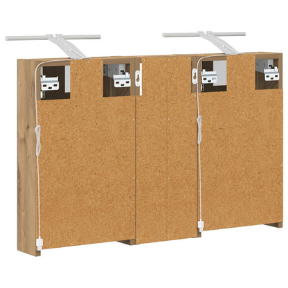 Set di Armadi da Bagno con lo scaffale 3 pcs 80 x 10,5 x 50 cm | homemem39