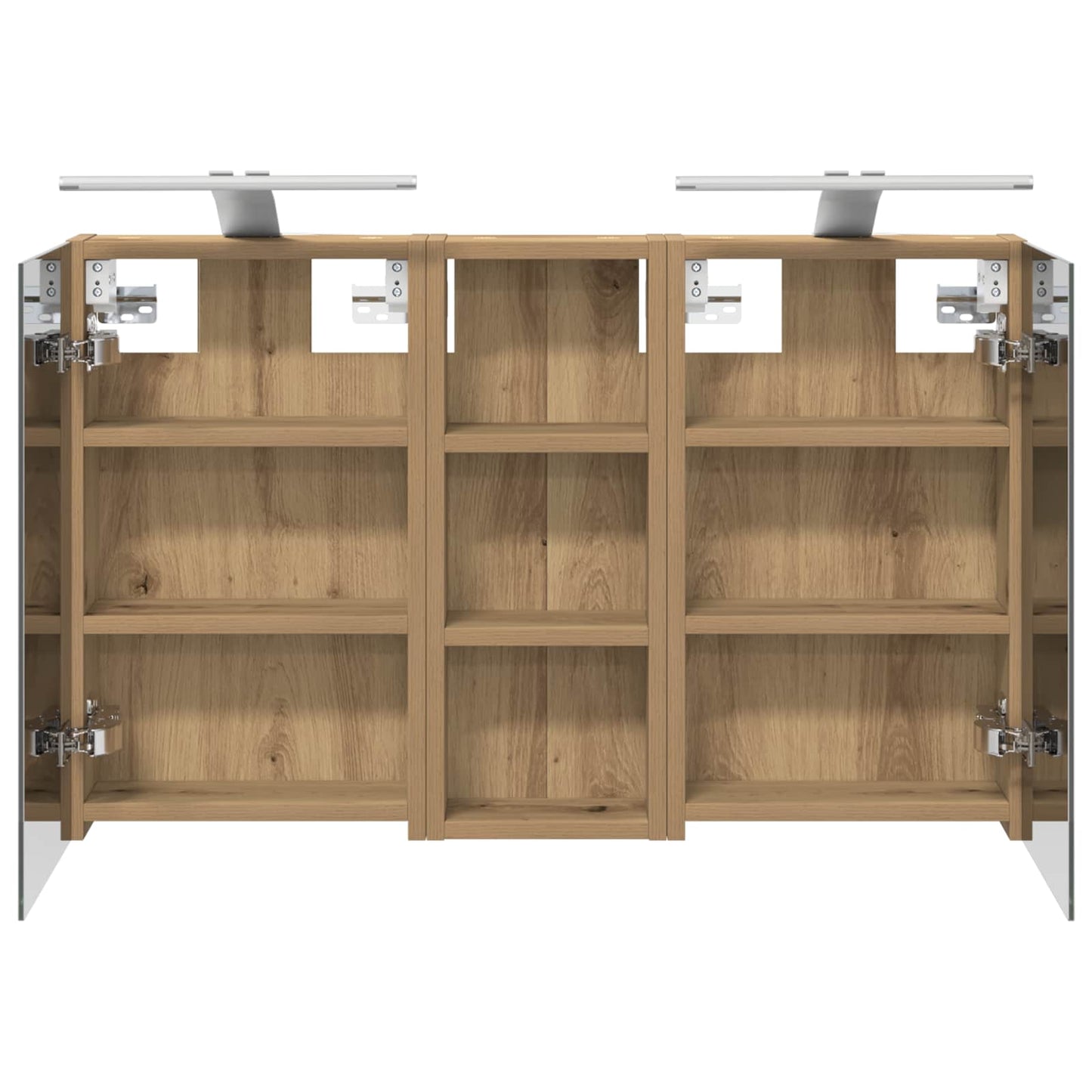 Set di Armadi da Bagno con lo scaffale 3 pcs 80 x 10,5 x 50 cm