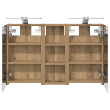 Set di Armadi da Bagno con lo scaffale 3 pcs 80 x 10,5 x 50 cm