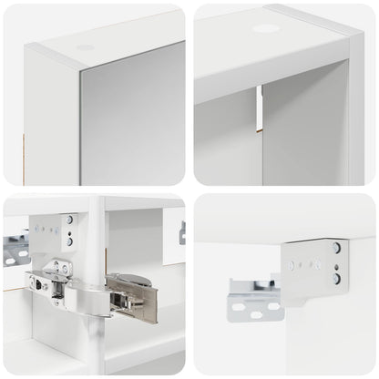 Set di Armadi da Bagno con lo scaffale 3 pcs 90 x 10,5 x 50 cm | homemem39