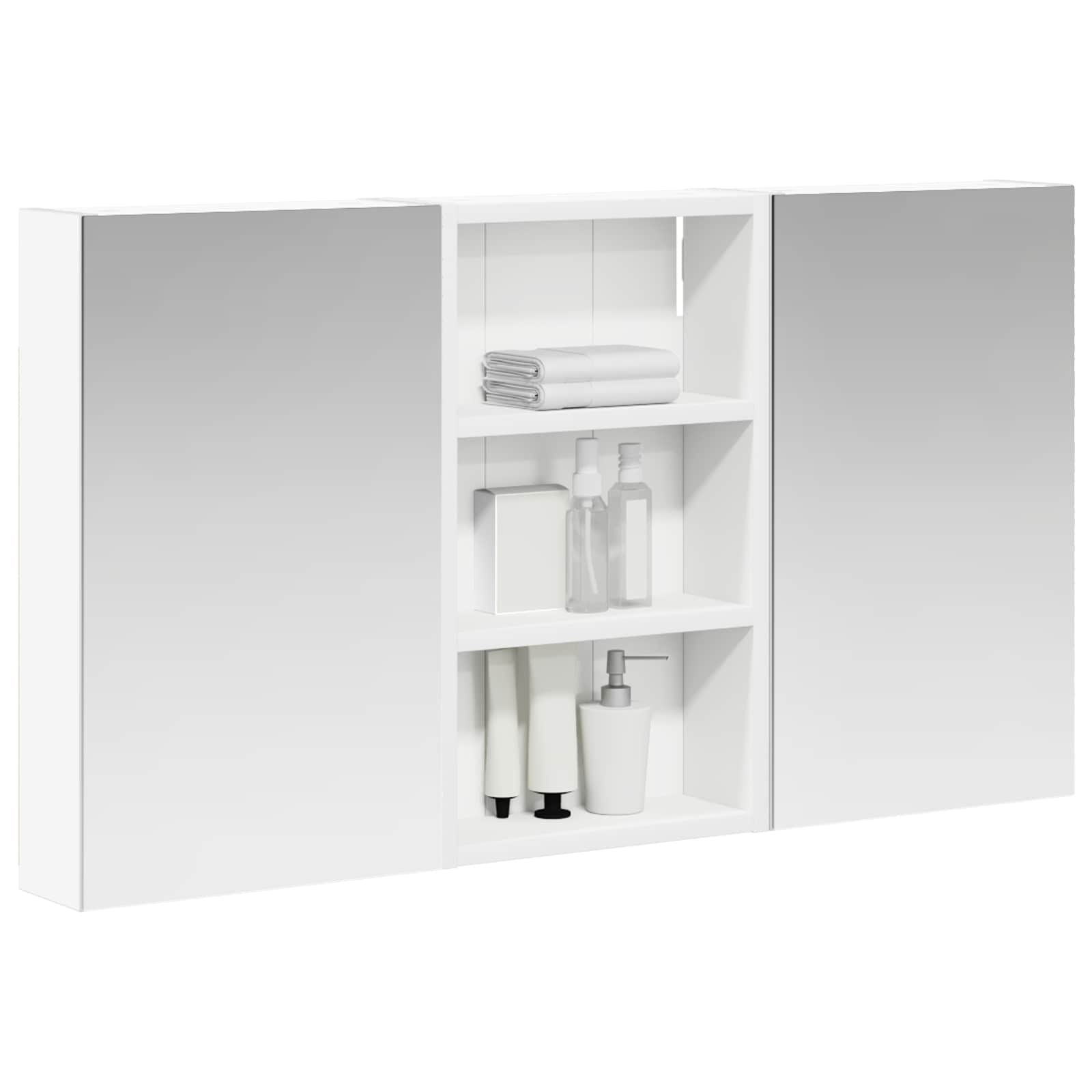 Set di Armadi da Bagno con lo scaffale 3 pcs 90 x 10,5 x 50 cm | homemem39