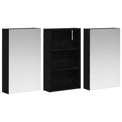 Set di Armadi da Bagno con lo scaffale 3 pcs 90 x 10,5 x 50 cm | homemem39