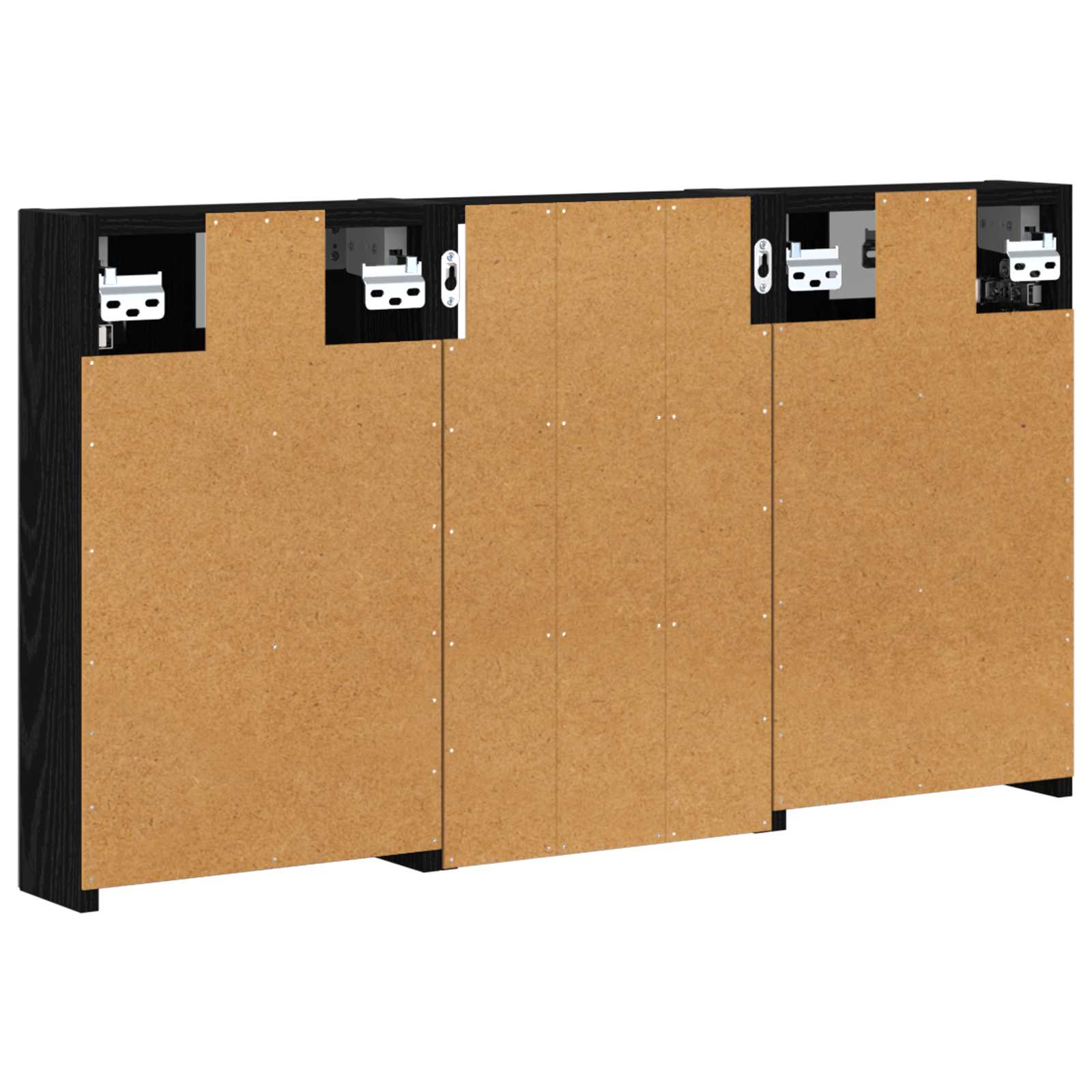 Set di Armadi da Bagno con lo scaffale 3 pcs 90 x 10,5 x 50 cm | homemem39