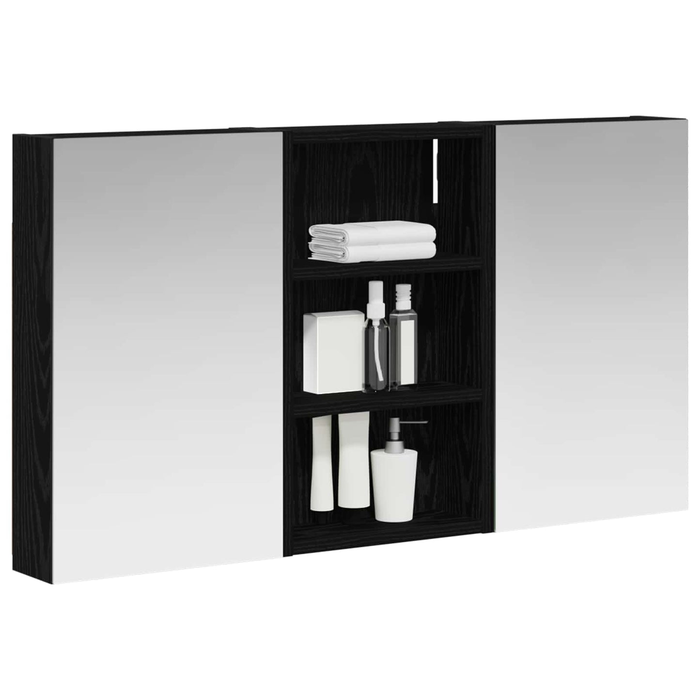 Set di Armadi da Bagno con lo scaffale 3 pcs 90 x 10,5 x 50 cm