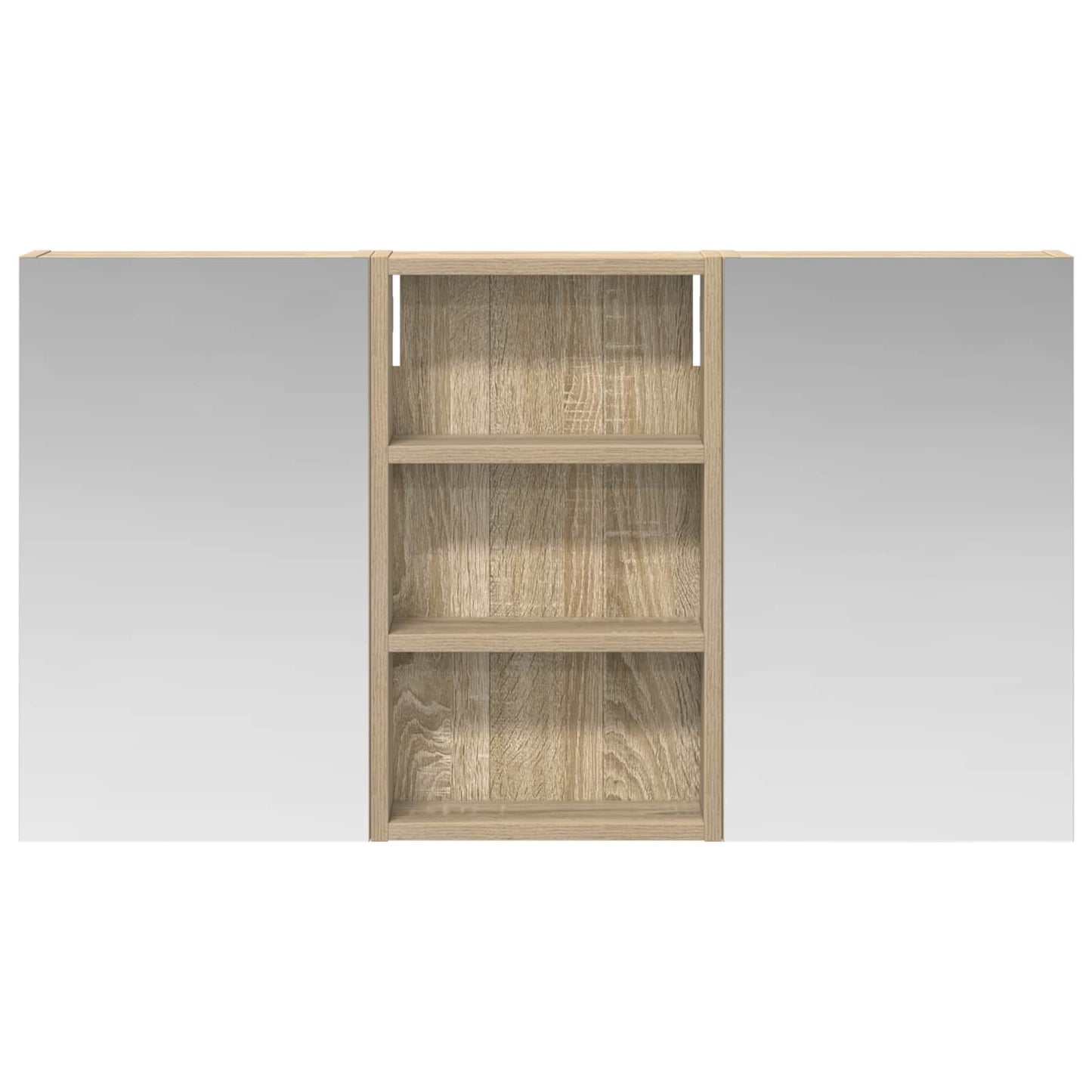 Set di Armadi da Bagno con lo scaffale 3 pcs 90 x 10,5 x 50 cm | homemem39