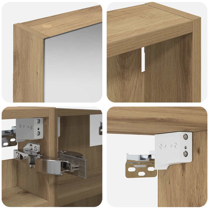 Set di Armadi da Bagno con lo scaffale 3 pcs 90 x 10,5 x 50 cm