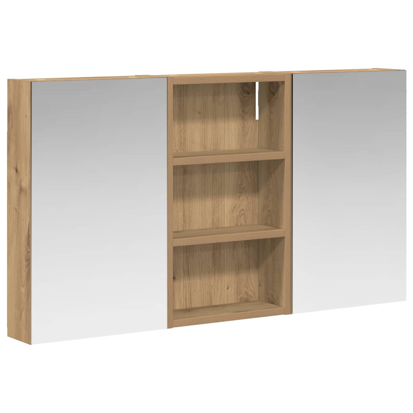Set di Armadi da Bagno con lo scaffale 3 pcs 90 x 10,5 x 50 cm | homemem39