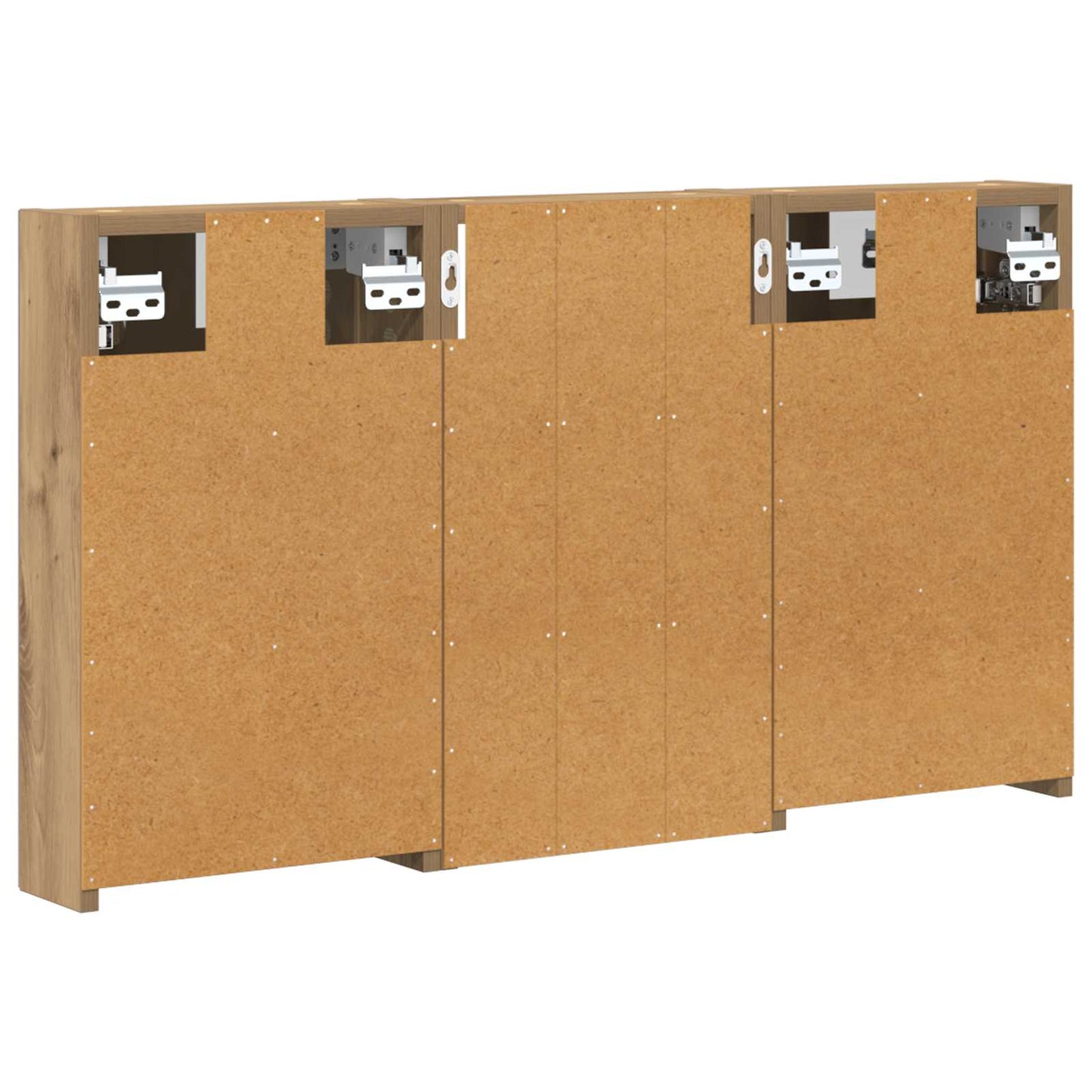 Set di Armadi da Bagno con lo scaffale 3 pcs 90 x 10,5 x 50 cm | homemem39