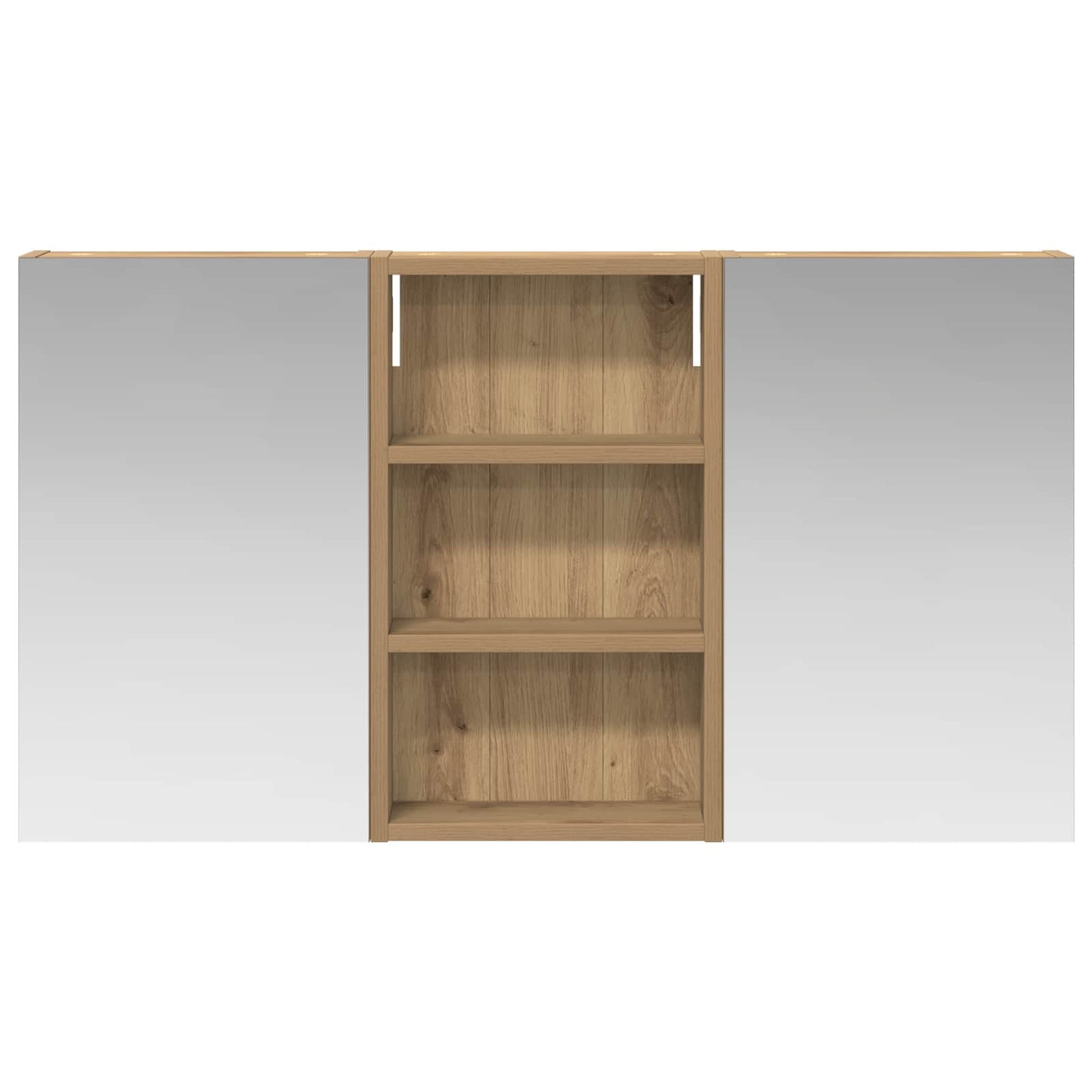Set di Armadi da Bagno con lo scaffale 3 pcs 90 x 10,5 x 50 cm