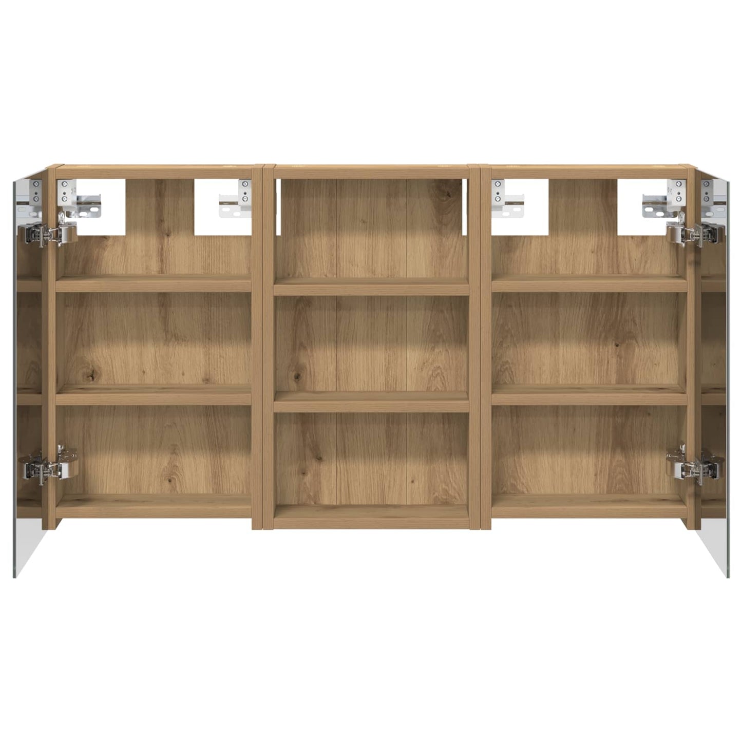 Set di Armadi da Bagno con lo scaffale 3 pcs 90 x 10,5 x 50 cm