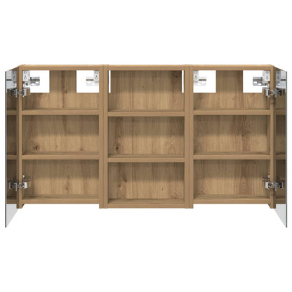 Set di Armadi da Bagno con lo scaffale 3 pcs 90 x 10,5 x 50 cm