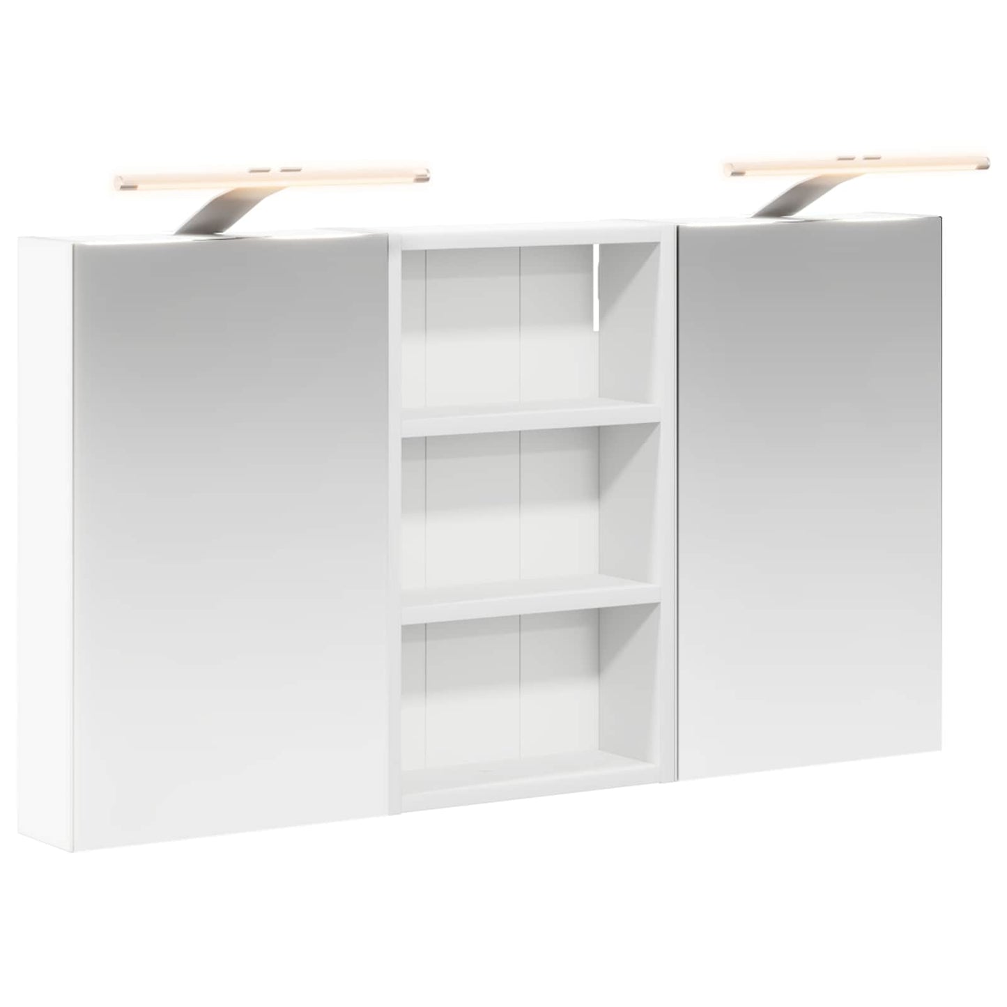 Set di Armadi da Bagno con lo scaffale 3 pcs 90 x 10,5 x 50 cm