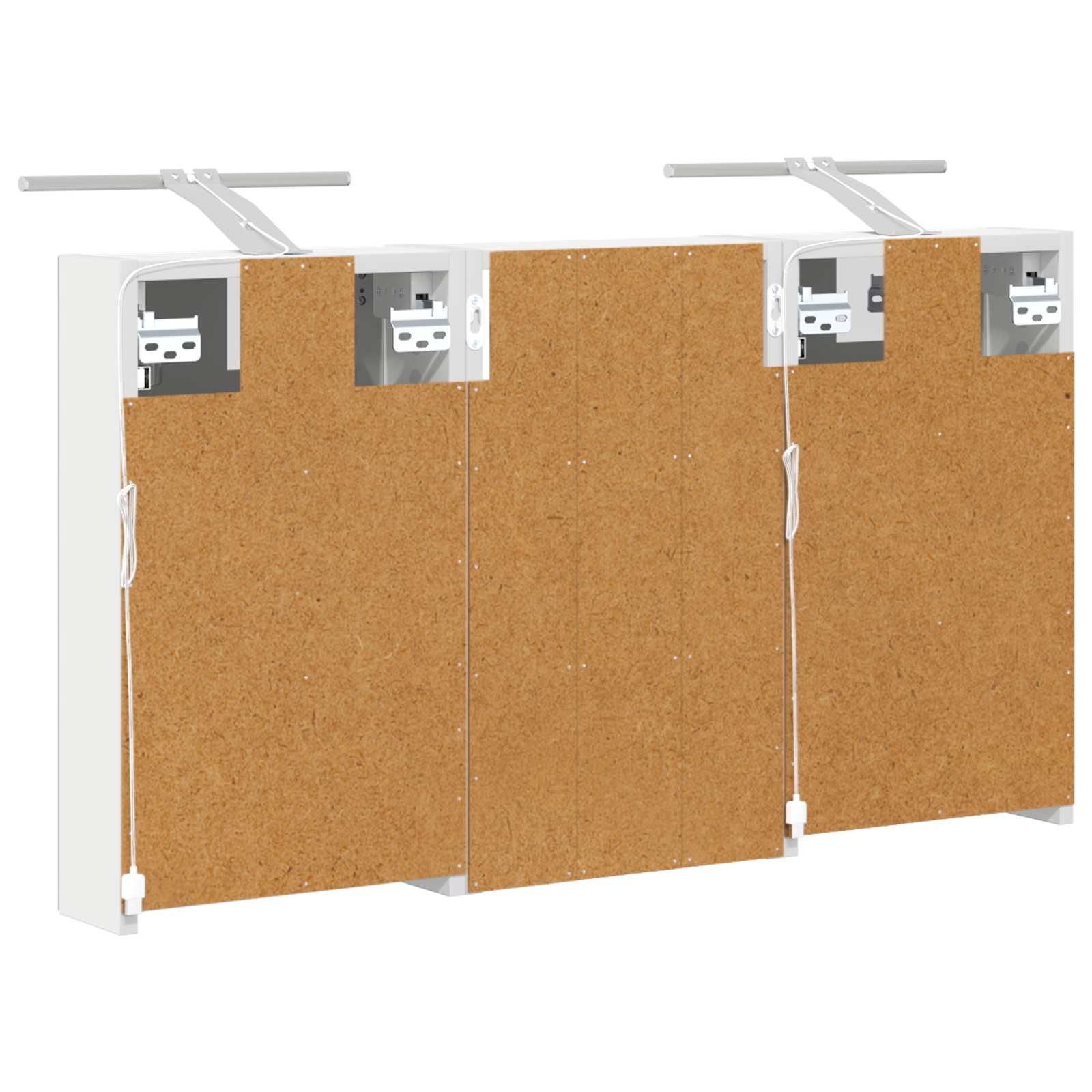 Set di Armadi da Bagno con lo scaffale 3 pcs 90 x 10,5 x 50 cm | homemem39