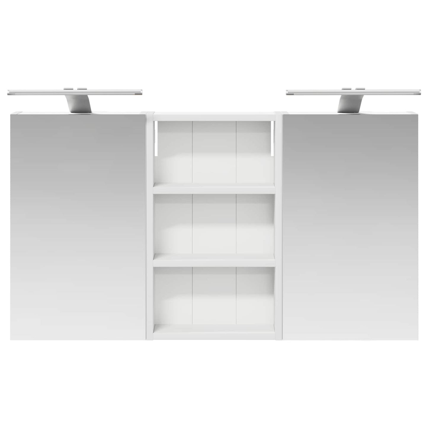 Set di Armadi da Bagno con lo scaffale 3 pcs 90 x 10,5 x 50 cm