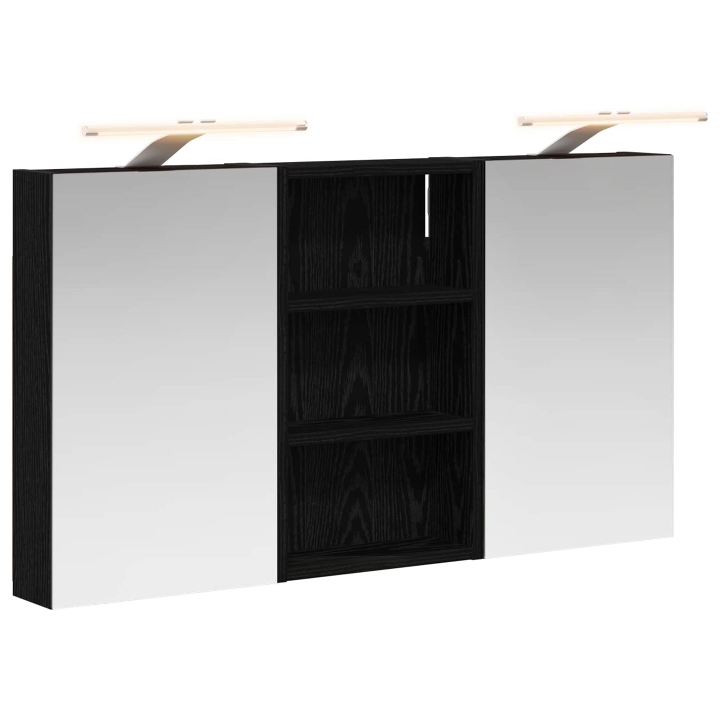 Set di Armadi da Bagno con lo scaffale 3 pcs 90 x 10,5 x 50 cm