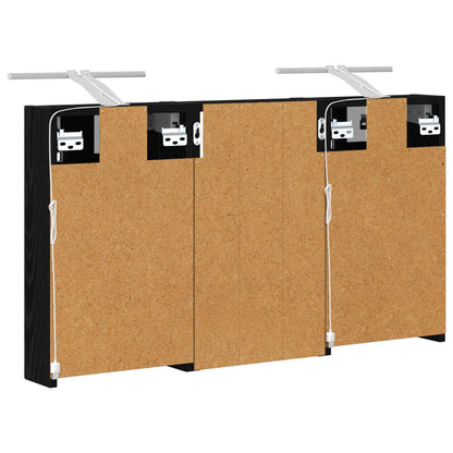 Set di Armadi da Bagno con lo scaffale 3 pcs 90 x 10,5 x 50 cm