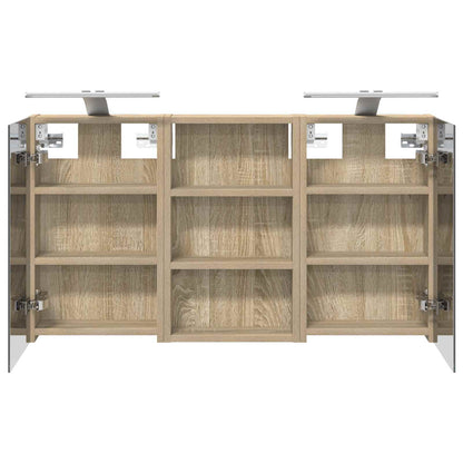 Set di Armadi da Bagno con lo scaffale 3 pcs 90 x 10,5 x 50 cm