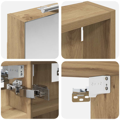 Set di Armadi da Bagno con lo scaffale 3 pcs 90 x 10,5 x 50 cm | homemem39