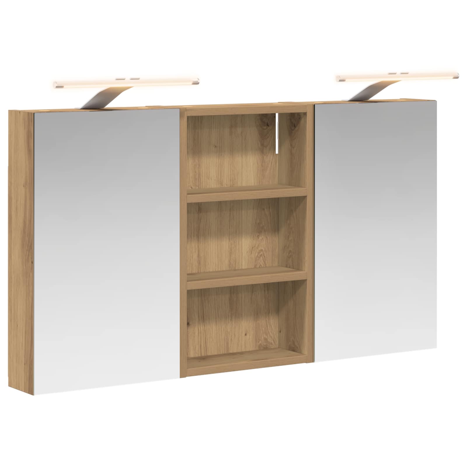 Set di Armadi da Bagno con lo scaffale 3 pcs 90 x 10,5 x 50 cm | homemem39