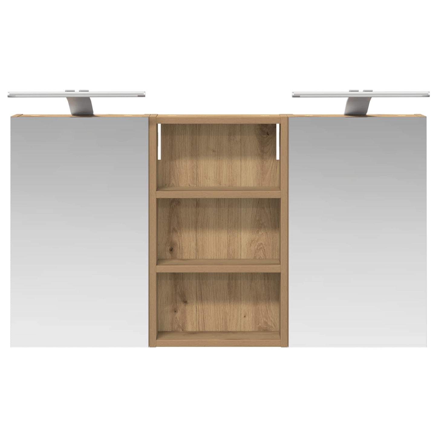 Set di Armadi da Bagno con lo scaffale 3 pcs 90 x 10,5 x 50 cm | homemem39