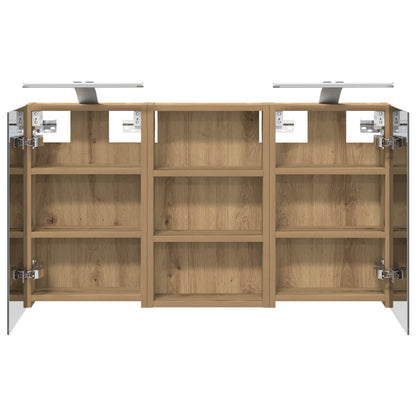 Set di Armadi da Bagno con lo scaffale 3 pcs 90 x 10,5 x 50 cm | homemem39