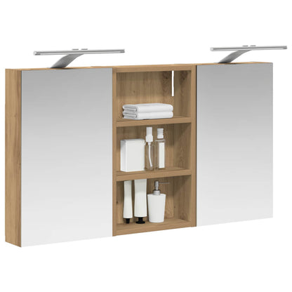 Set di Armadi da Bagno con lo scaffale 3 pcs 90 x 10,5 x 50 cm