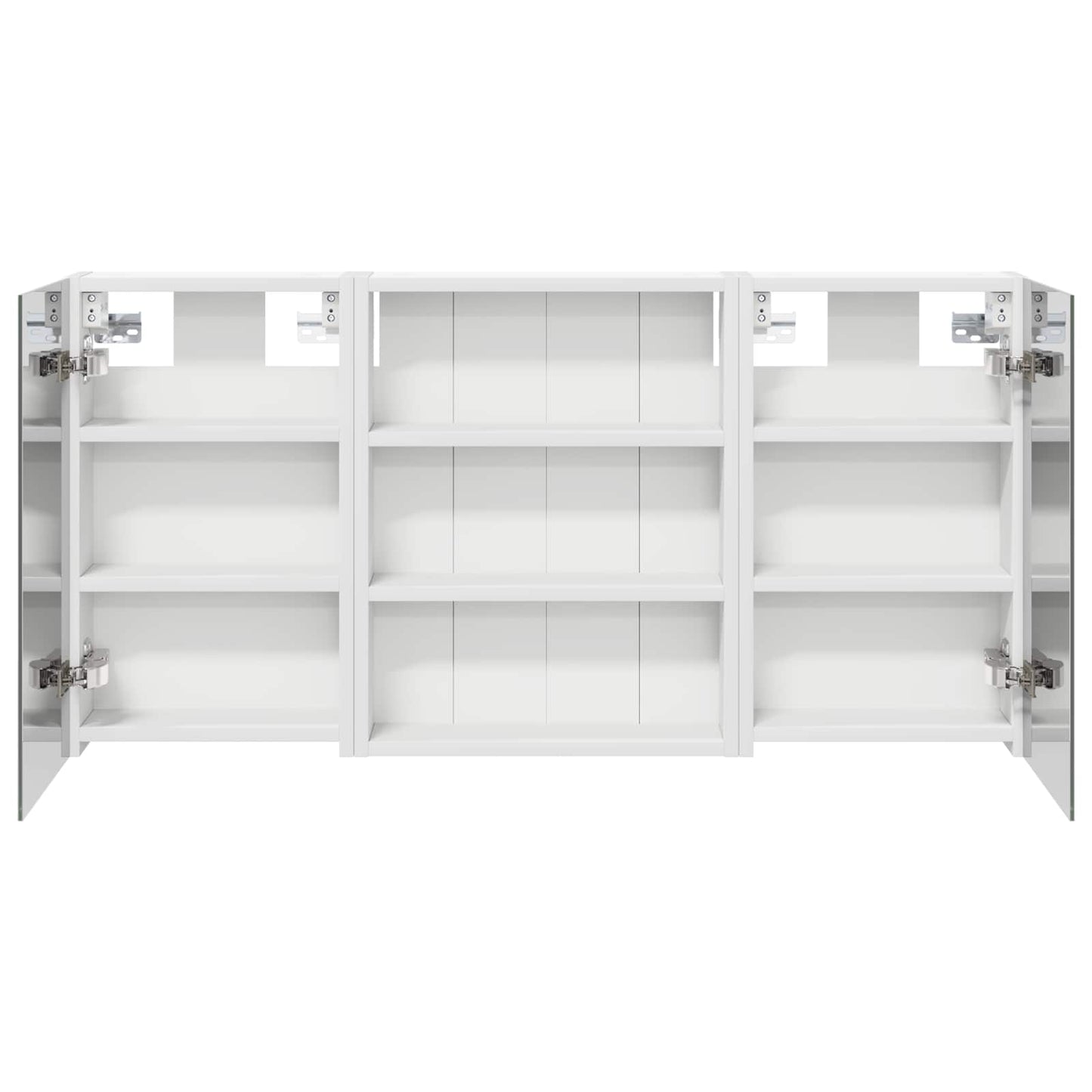 Set di Armadi da Bagno con lo scaffale 3 pcs 100 x 10,5 x 50 cm