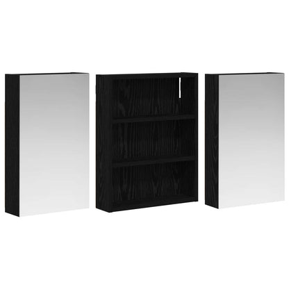 Set di Armadi da Bagno con lo scaffale 3 pcs 100 x 10,5 x 50 cm