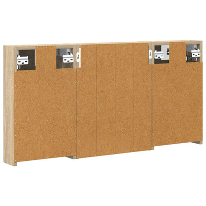 Set di Armadi da Bagno con lo scaffale 3 pcs 100 x 10,5 x 50 cm | homemem39