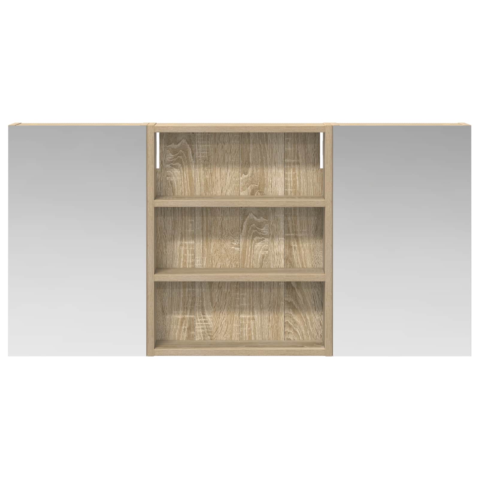 Set di Armadi da Bagno con lo scaffale 3 pcs 100 x 10,5 x 50 cm | homemem39