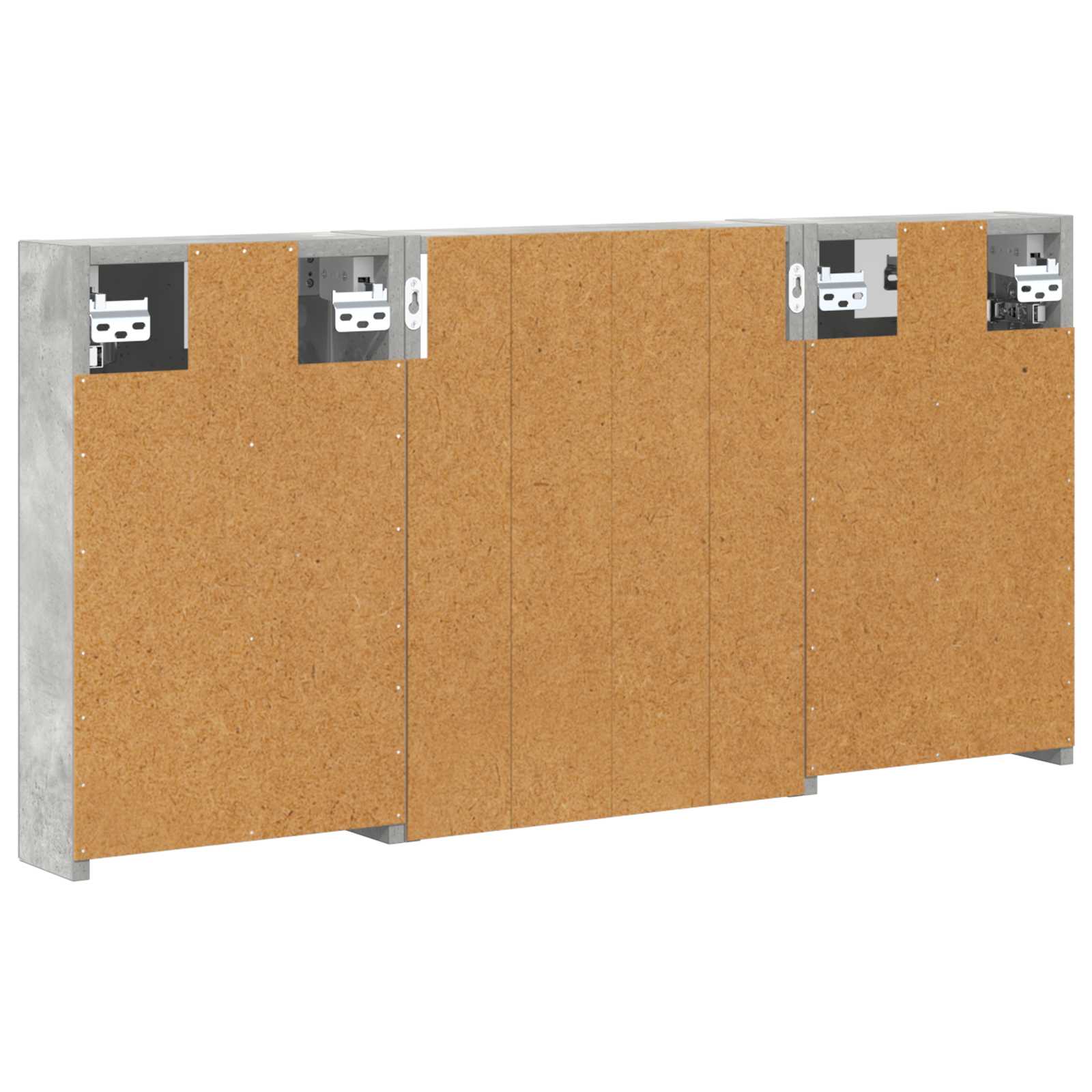 Set di Armadi da Bagno con lo scaffale 3 pcs 100 x 10,5 x 50 cm | homemem39