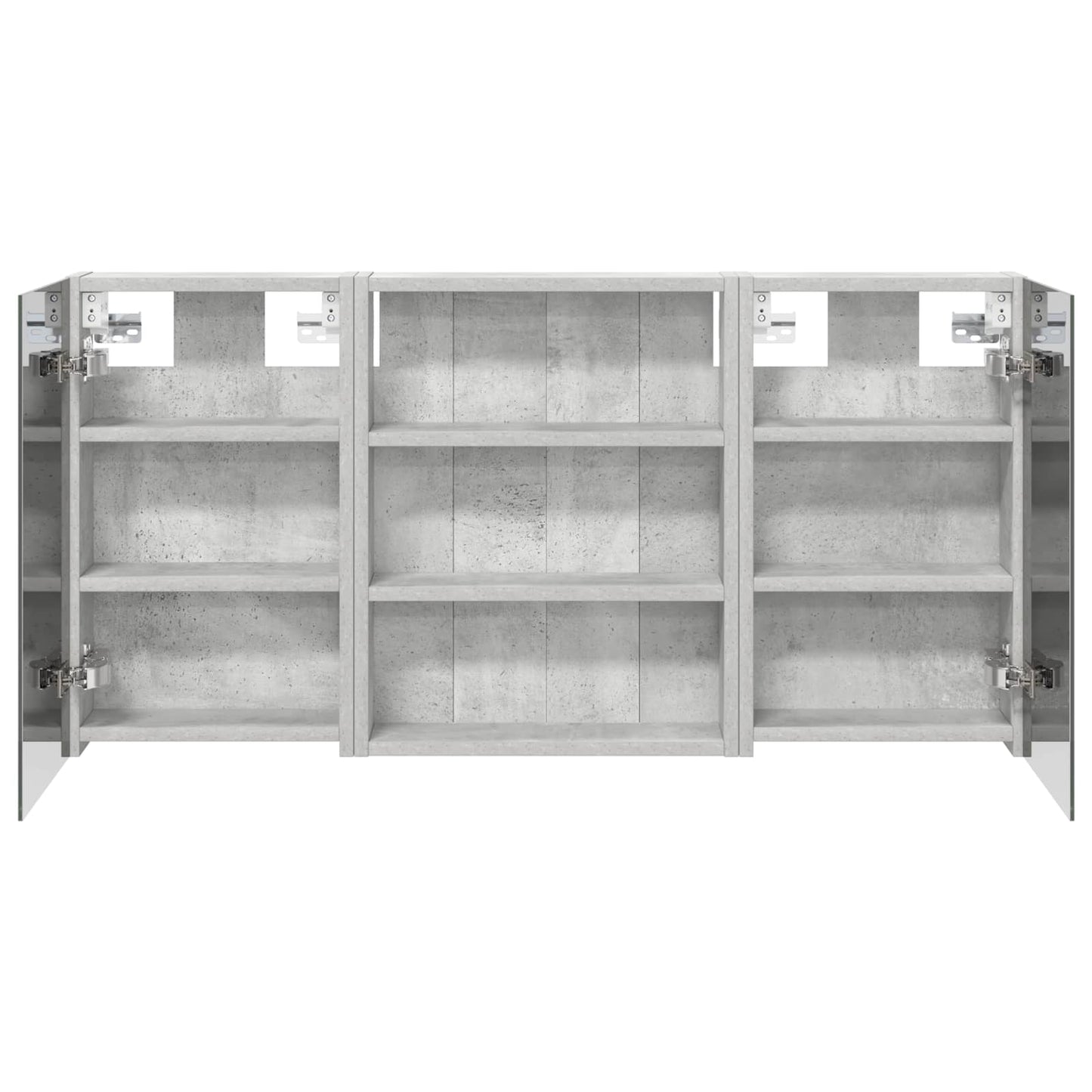 Set di Armadi da Bagno con lo scaffale 3 pcs 100 x 10,5 x 50 cm
