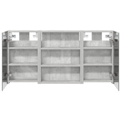 Set di Armadi da Bagno con lo scaffale 3 pcs 100 x 10,5 x 50 cm