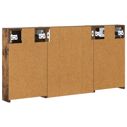 Set di Armadi da Bagno con lo scaffale 3 pcs 100 x 10,5 x 50 cm | homemem39