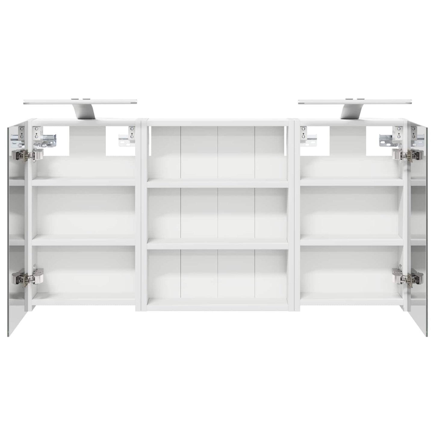 Set di Armadi da Bagno con lo scaffale 3 pcs 100 x 10,5 x 50 cm