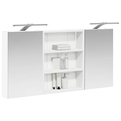 Set di Armadi da Bagno con lo scaffale 3 pcs 100 x 10,5 x 50 cm