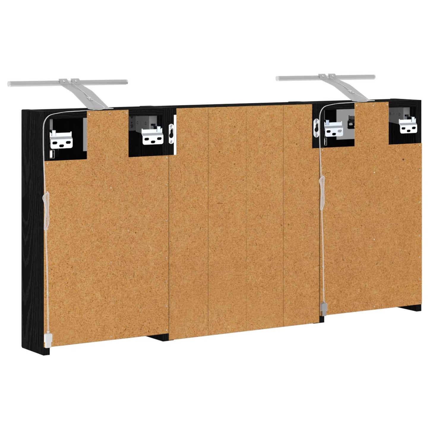 Set di Armadi da Bagno con lo scaffale 3 pcs 100 x 10,5 x 50 cm | homemem39