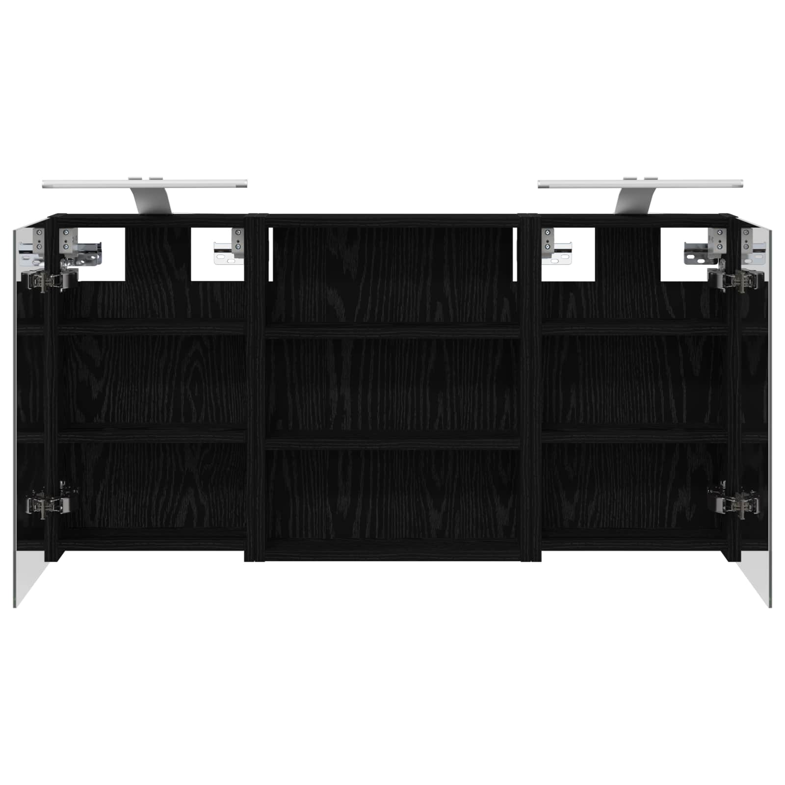 Set di Armadi da Bagno con lo scaffale 3 pcs 100 x 10,5 x 50 cm | homemem39