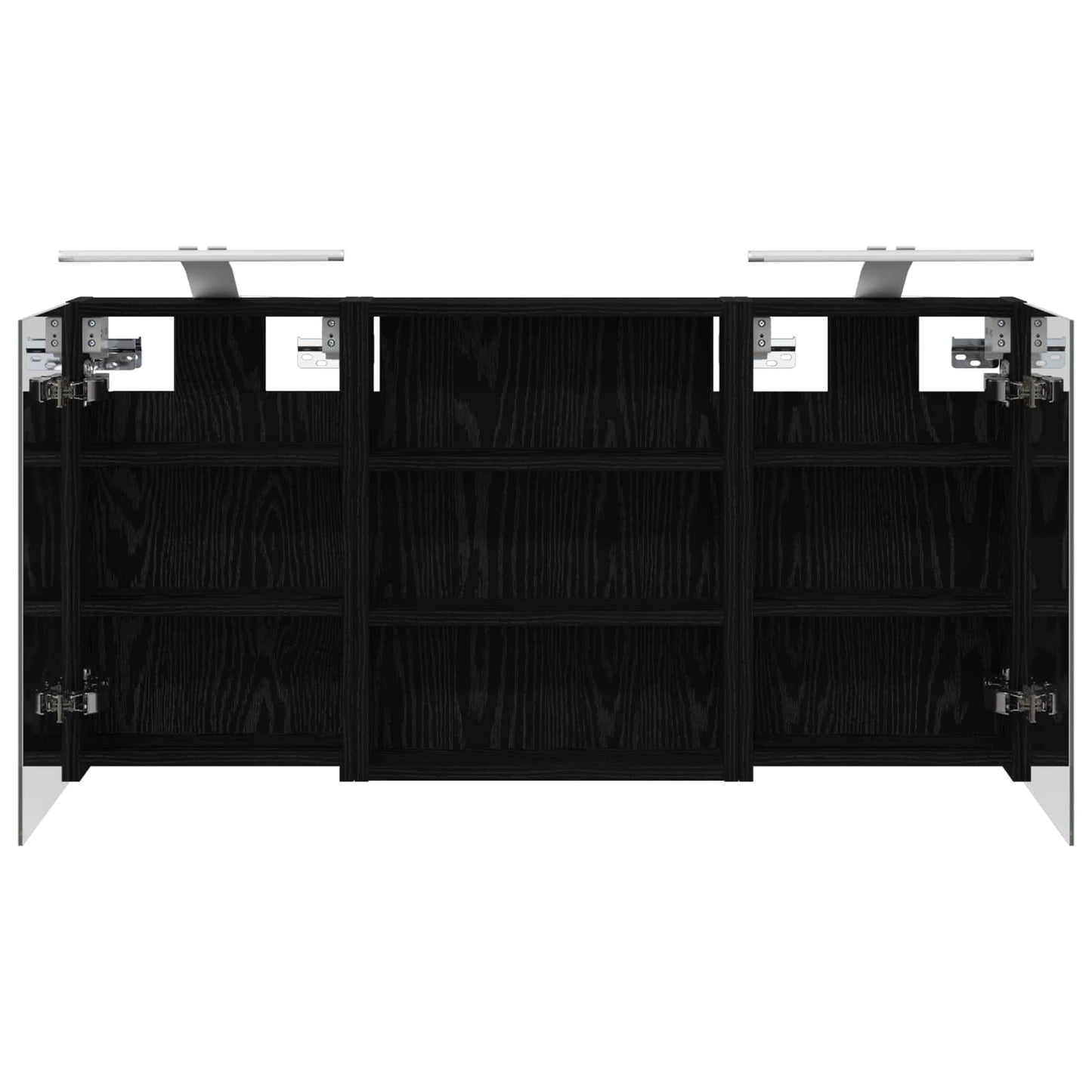 Set di Armadi da Bagno con lo scaffale 3 pcs 100 x 10,5 x 50 cm